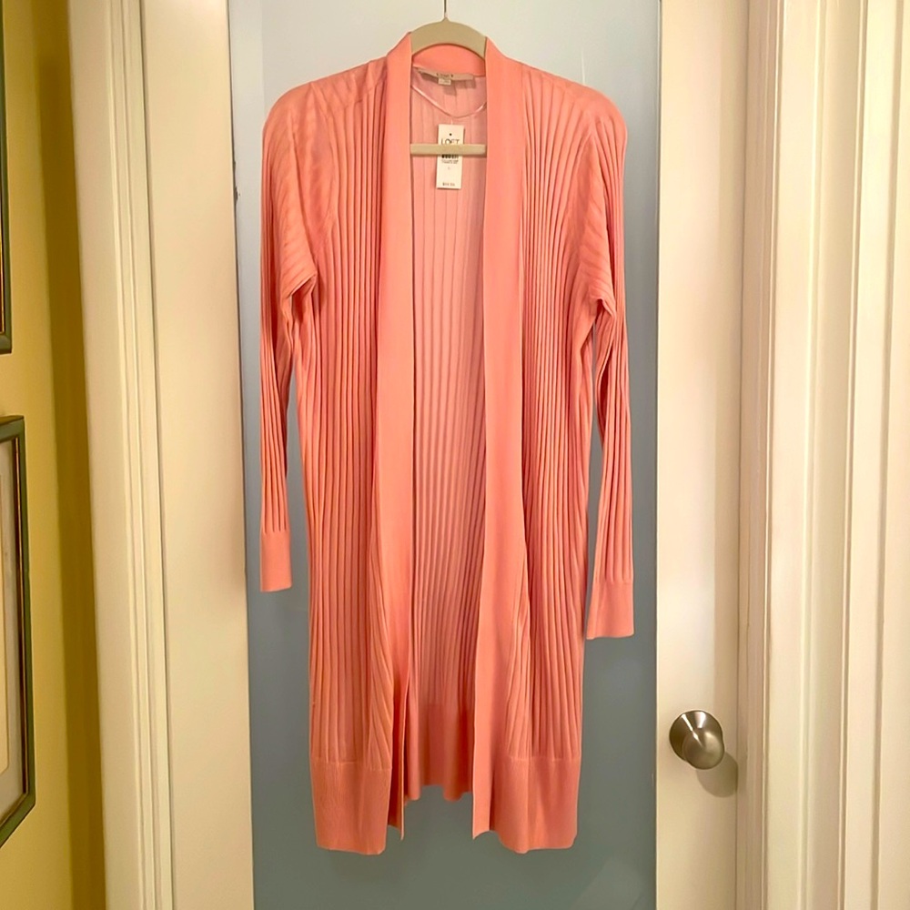 Lightweight Open front long cardigan (NWT!!)